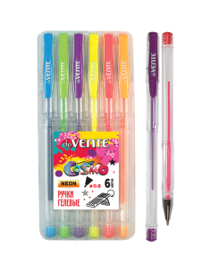 Geelpliiatsite komplekt deVENTE Cosmo Fluo 0.8mm 6-värvi