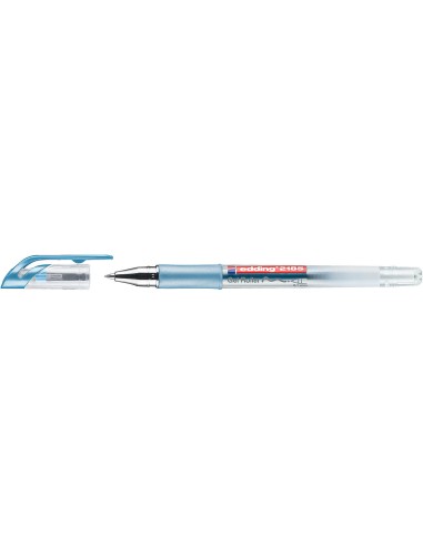 edding 2185 gel roller blue metallic