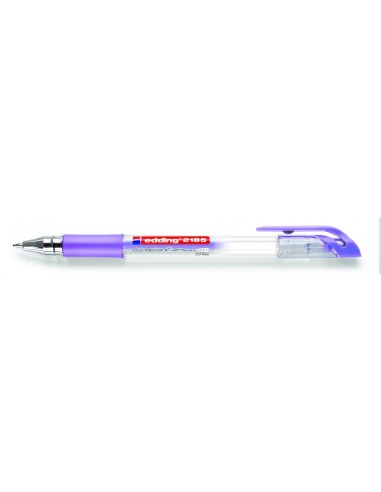 edding 2185 gel roller violet metallic
