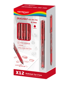 Geelpliiats Keyroad 0.7mm kirjutab-kustutab punane