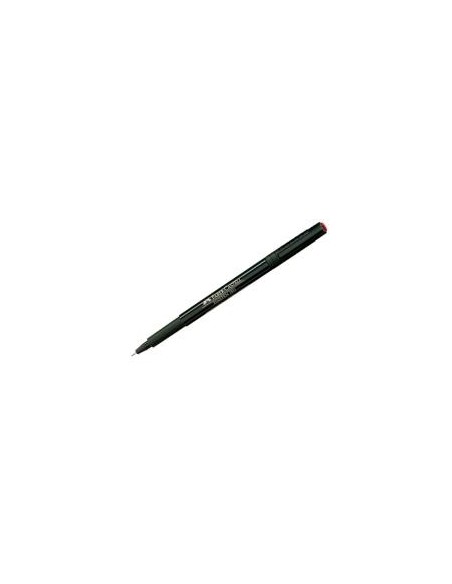 Tindipliiats Faber-Castell FinePen Document 0,4mm, punane