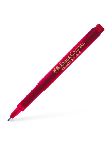 Tindipliiats Faber-Castell FineLiner Broadpen 0,8mm punane