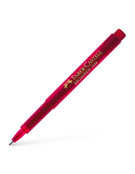Tindipliiats Faber-Castell FineLiner Broadpen 0,8mm punane