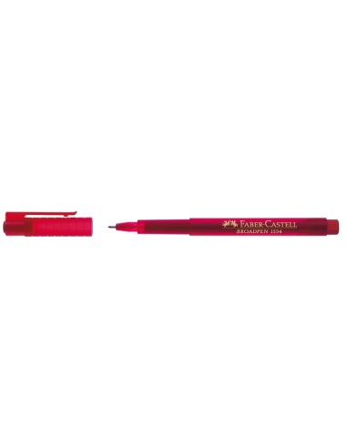 Tindipliiats Faber-Castell FineLiner Broadpen 0,8mm punane