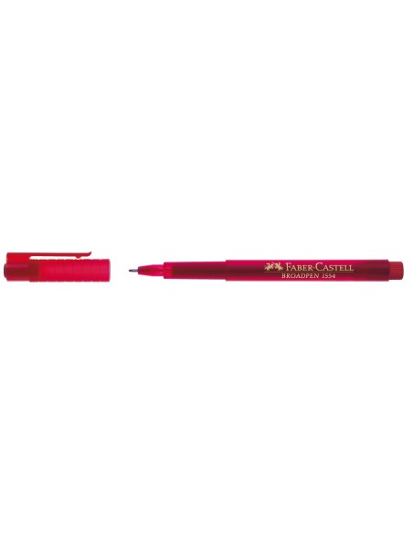 Tindipliiats Faber-Castell FineLiner Broadpen 0,8mm punane