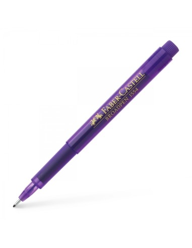Tindipliiats Faber-Castell Fineliner BROADPEN 1554, violet