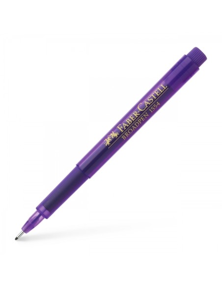 Tindipliiats Faber-Castell Fineliner BROADPEN 1554, violet