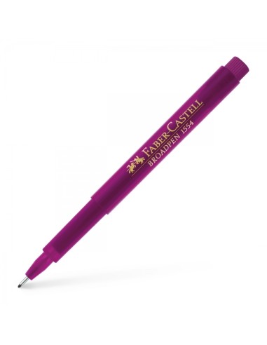 Faber-Castell Broadpen 1554 fineliner, 0.8mm, magenta
