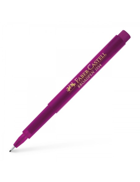Faber-Castell Broadpen 1554 fineliner, 0.8mm, magenta