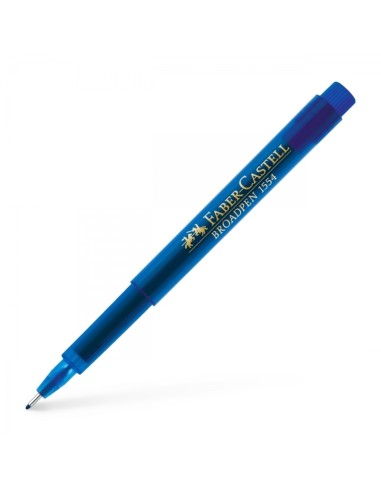 Faber-Castell Broadpen 1554 fineliner, 0.8mm, blue