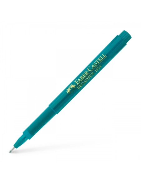 Tindipliiats Faber-Castell Fineliner BROADPEN 1554, turquise