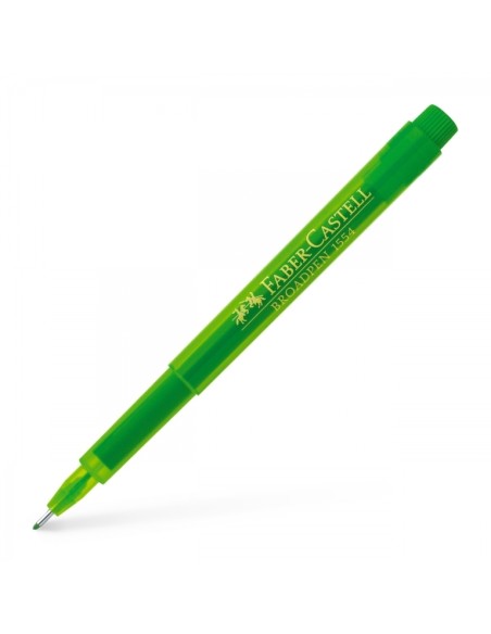 Faber-Castell Broadpen 1554 fineliner, 0.8mm, light green