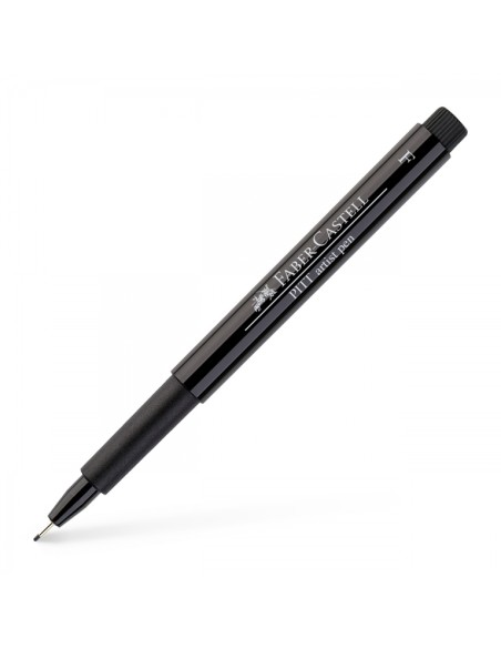 Tindipliiats Faber-Castell Pitt Artist Pen F, must