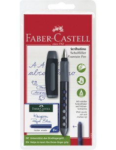 Sulepea Faber-Castell Scribolino sinine paremakäelistele blistris