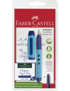 Faber-Castell Scribolino school fountain pen, right-hander, blue 2