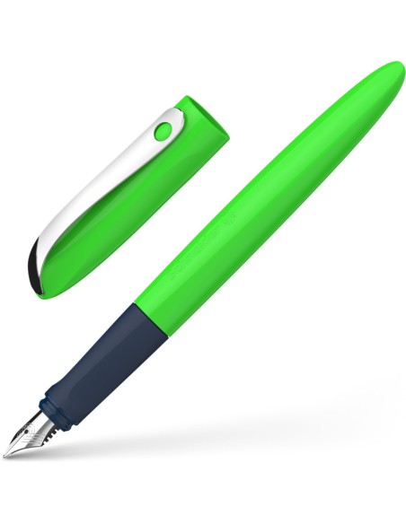 Fountain pen Wavy A green Wallet 1 piece
