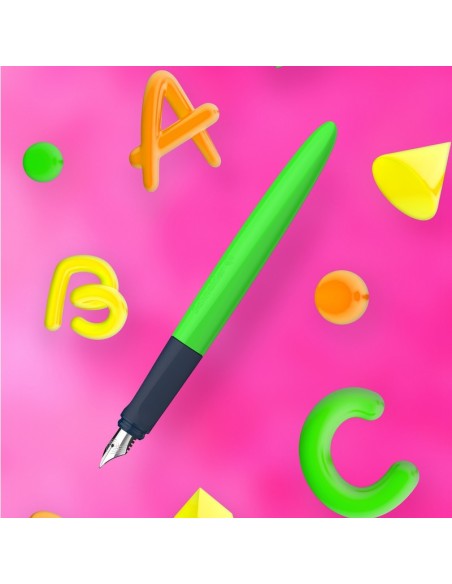 Fountain pen Wavy A green Wallet 1 piece