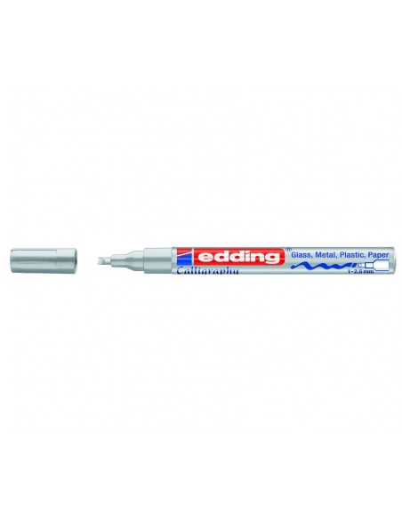 Kalligraafiline marker Edding 753 1-2,5mm, hõbe