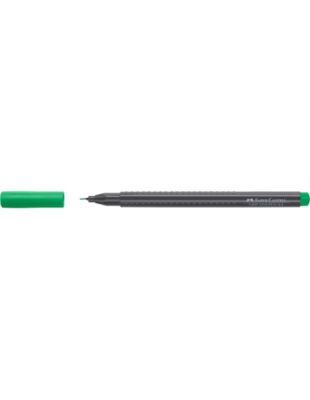 Tindipliiats Faber-Castell Grip Finepen 0,4mm, smaragdroheline