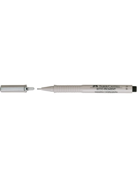 Joonestuspliiats Faber-Castell Ecco Pigment 0,6 must
