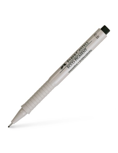 Joonestuspliiats Faber-Castell Ecco Pigment 0.8 must