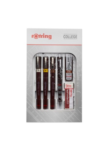Joonestuspliiatsi komplekt Rotring Isograph .2/.3/.5 3+1tk