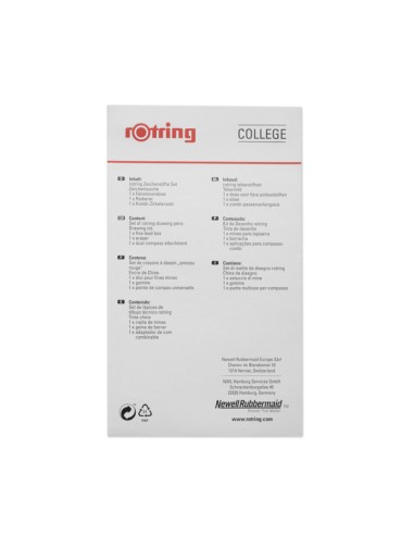 Rotring Isograph .2/.3/.5 College Set3+1