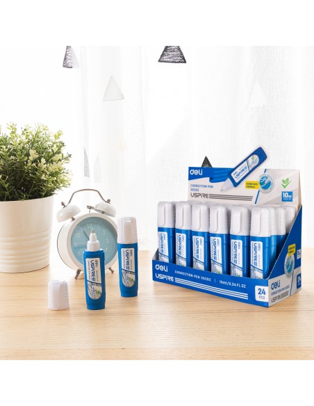 Korrektuurpliiats DELI 10ml metallotsaga