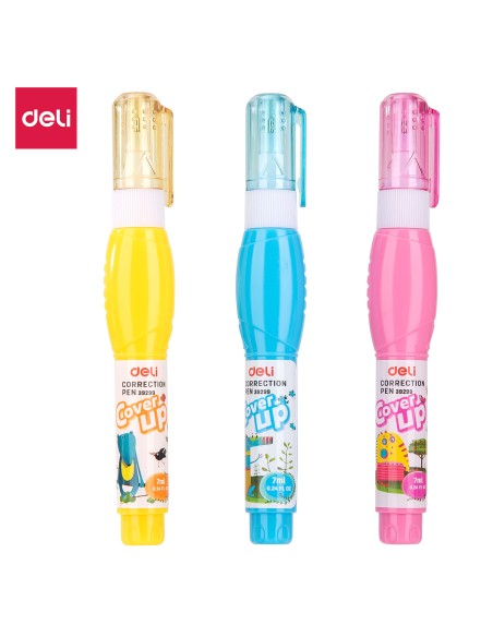 School Correction Fluid DELI 7ml ASST.