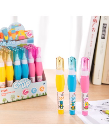 School Correction Fluid DELI 7ml ASST.