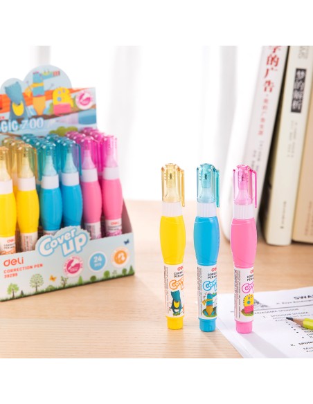 School Correction Fluid DELI 7ml ASST.