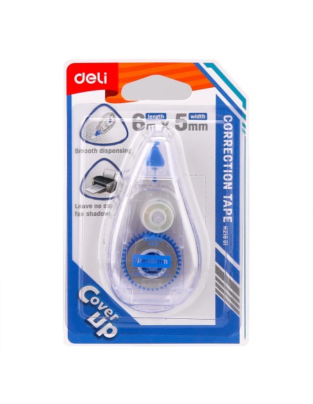 Correction Tape DELI 5mm×6m ASST.