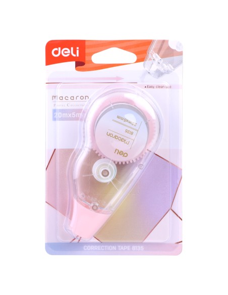Korrektuurlint Deli 5mmx20m assortii