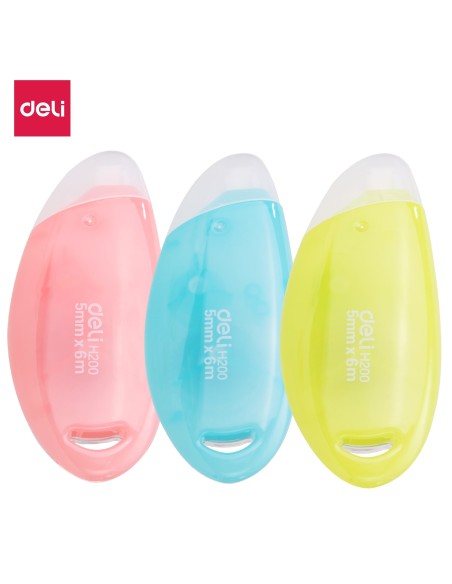 Correction Tape DELI 5mmx6m ASST.