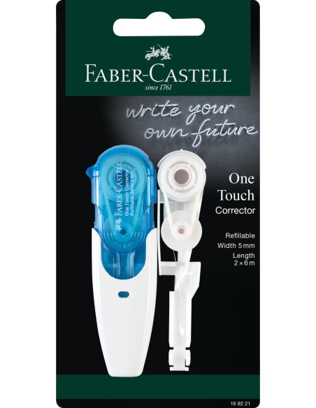 Korrektuurlint Faber-Castell One Touch 5mmx6m + täide blistril
