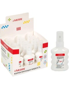 Korrektuurvärv deVENTE pintsliga ja pliiatsiga 13ml