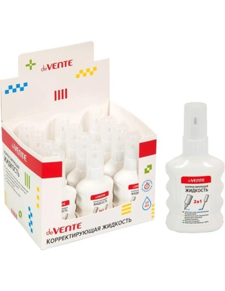 Korrektuurvärv deVENTE pintsliga ja pliiatsiga 13ml