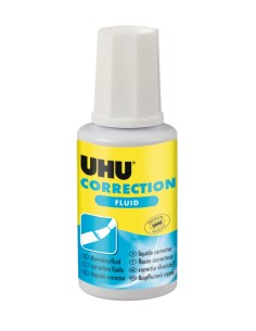 Korrektuurvärv UHU pintsliga 20ml