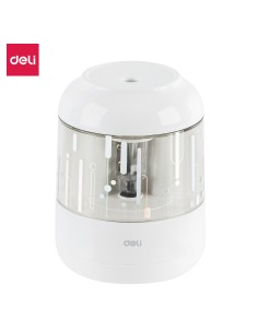 Electric Pencil Sharpener DELI for graphite pencil φ6.9-8mm white