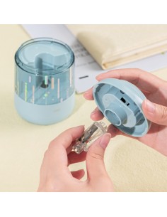 Electric Pencil Sharpener DELI for graphite pencil φ6.9-8mm blue 2
