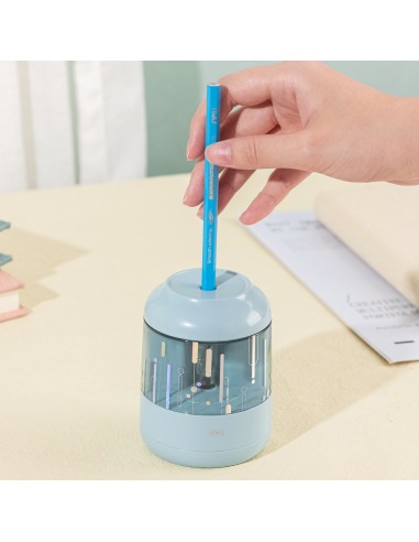 Electric Pencil Sharpener DELI for graphite pencil φ6.9-8mm blue