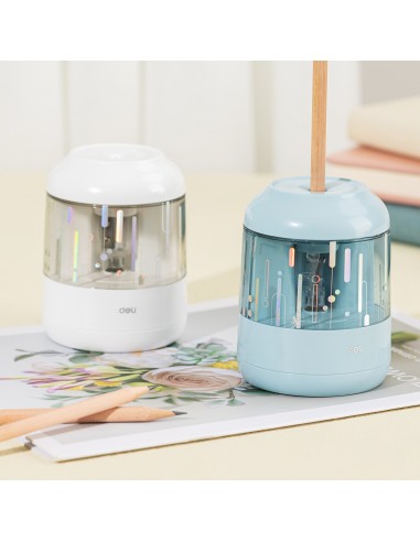 Electric Pencil Sharpener DELI for graphite pencil φ6.9-8mm blue