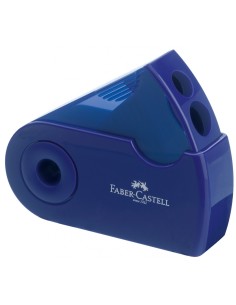 Pliiatsiteritaja Faber-Castell Sleeve, kogujaga, 2-ava, punane/sinine 2
