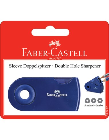 Pliiatsiteritaja Faber-Castell Sleeve, kogujaga, 2-ava, blistris