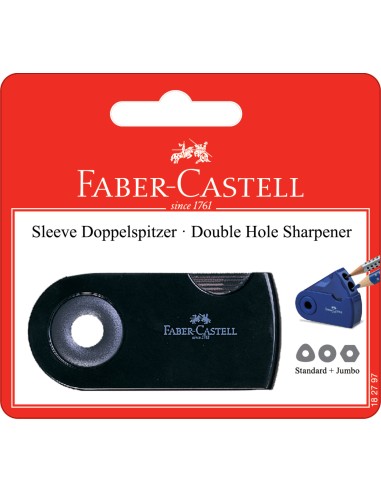Pliiatsiteritaja Faber-Castell Sleeve, kogujaga, 2-ava, blistris