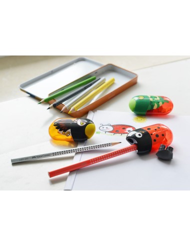 Pliiatsiteritaja Faber-Castell 2 avaga kustukummiga kala