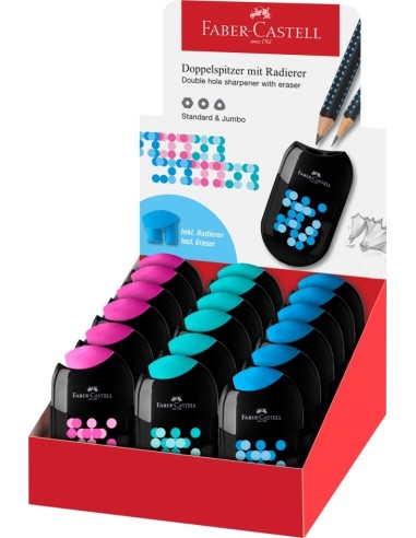 Pliiatsiteritaja Faber-Castell TwoTone assortii