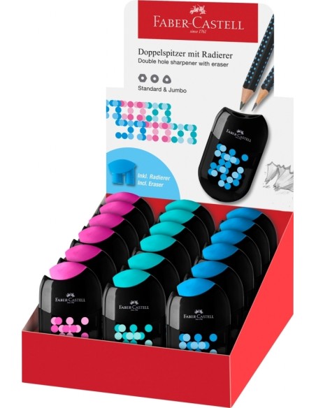 Pliiatsiteritaja Faber-Castell TwoTone assortii