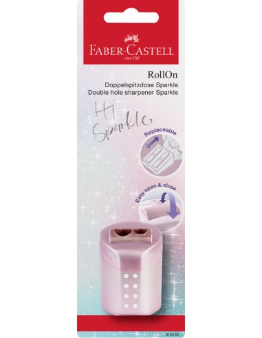Double hole sharpener RollOn Sparkle BC