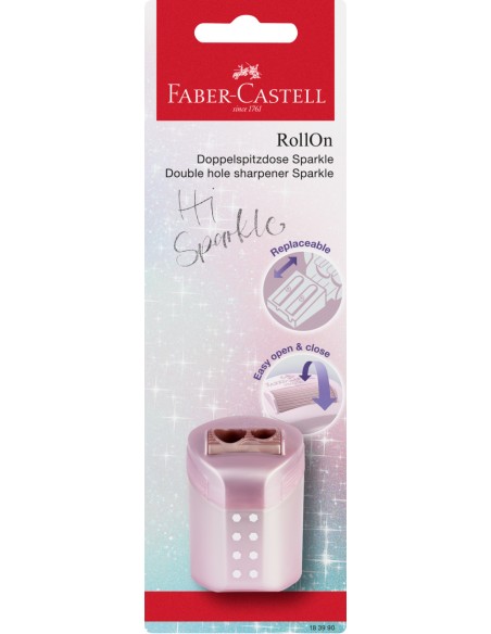 Double hole sharpener RollOn Sparkle BC